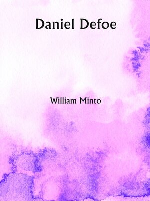 cover image of Daniel Defoe